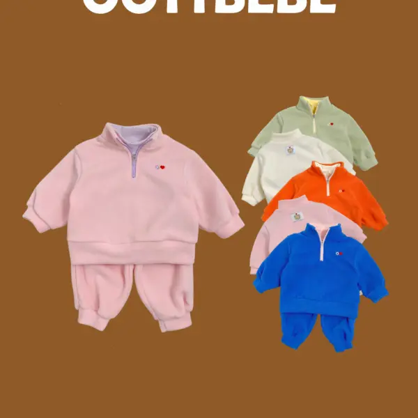 <b>OOTTBEBE套裝</b>Winter 뽀송이아노락상하복 65-115cm