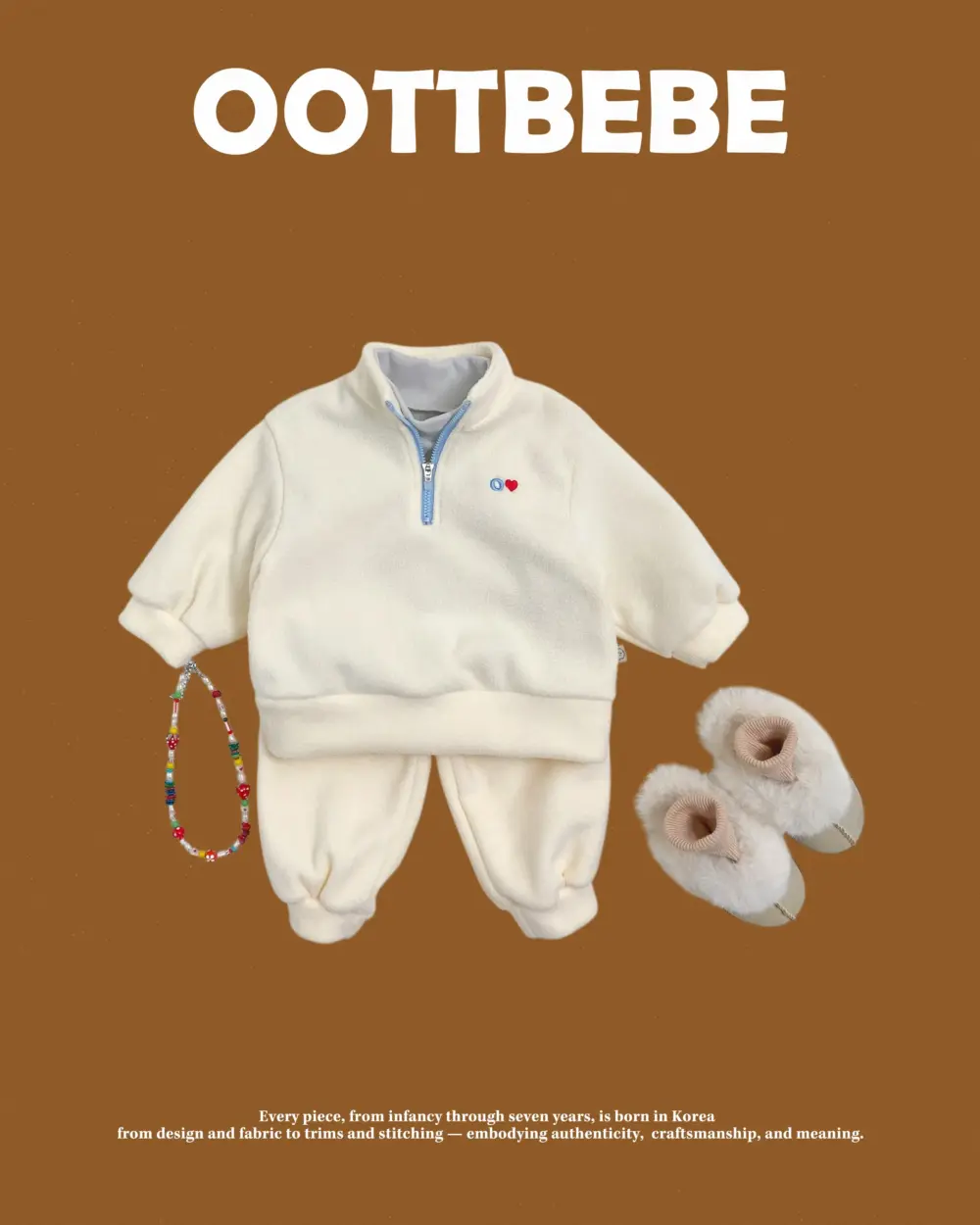 <b>OOTTBEBE套裝</b>Winter 뽀송이아노락상하복 65-115cm