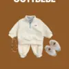<b>OOTTBEBE套裝</b>Winter 뽀송이아노락상하복 65-115cm