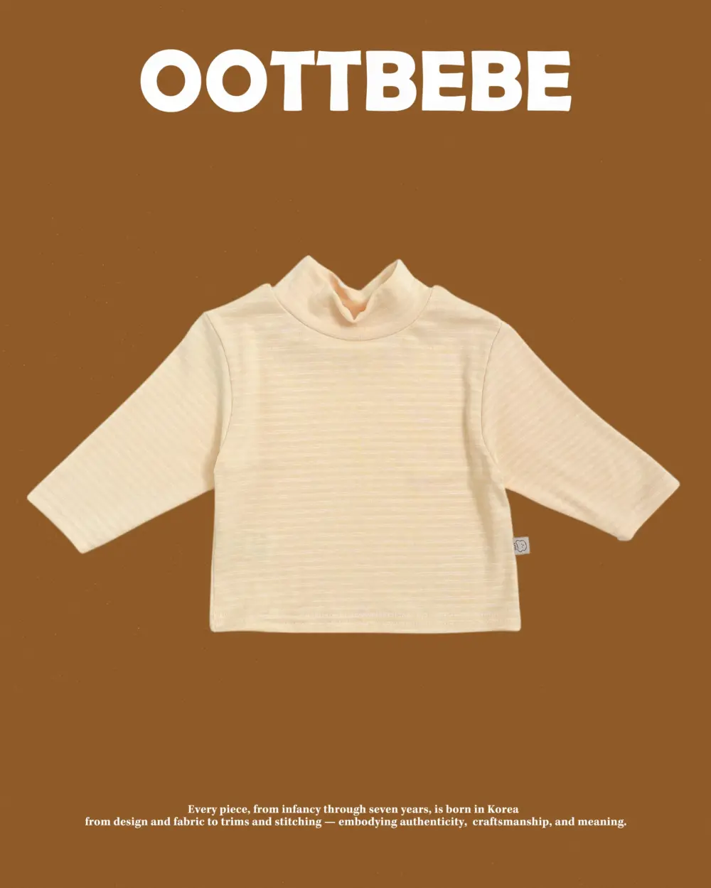 <b>OOTTBEBE上衣</b>Winter 모찌목폴라T 65-115cm