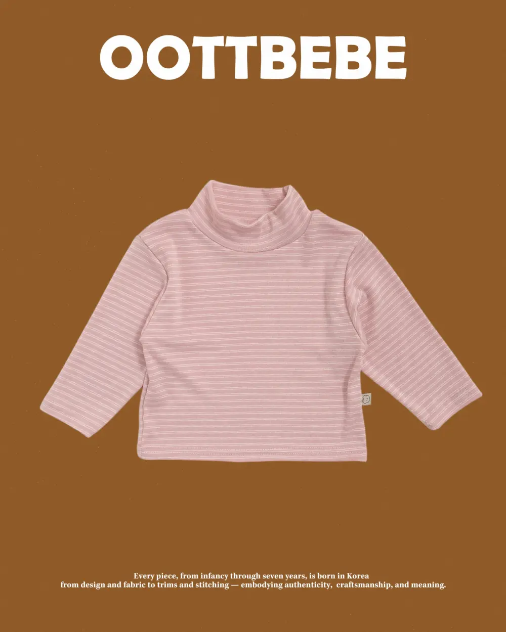 <b>OOTTBEBE上衣</b>Winter 모찌목폴라T 65-115cm