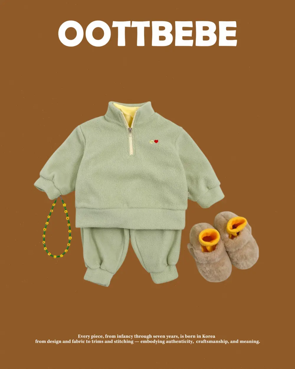 <b>OOTTBEBE套裝</b>Winter 뽀송이아노락상하복 65-115cm