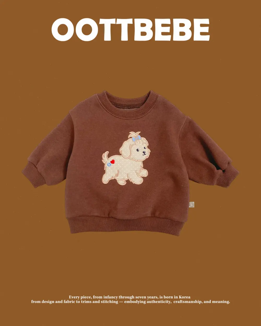 <b>OOTTBEBE上衣</b>Winter 퍼피맨투맨 65-115cm