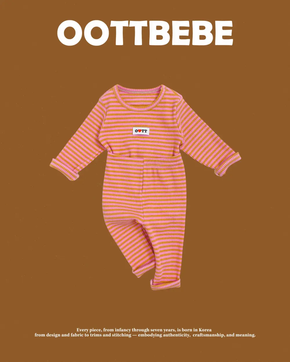 <b>OOTTBEBE套裝</b>Winter 호피니트셋업 65-115cm