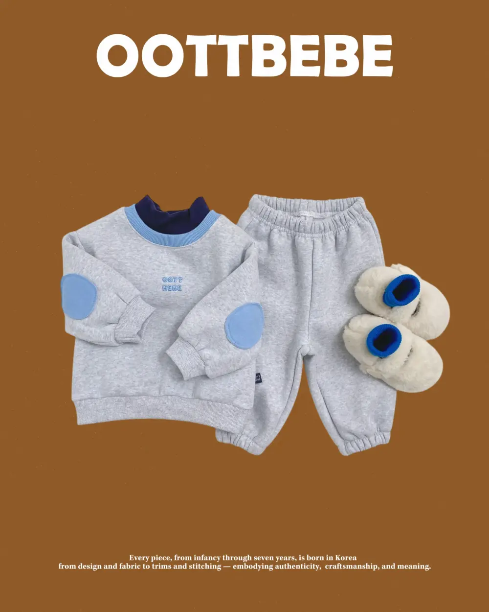 <b>OOTTBEBE套裝</b>Winter 삐에로상하복 65-115cm