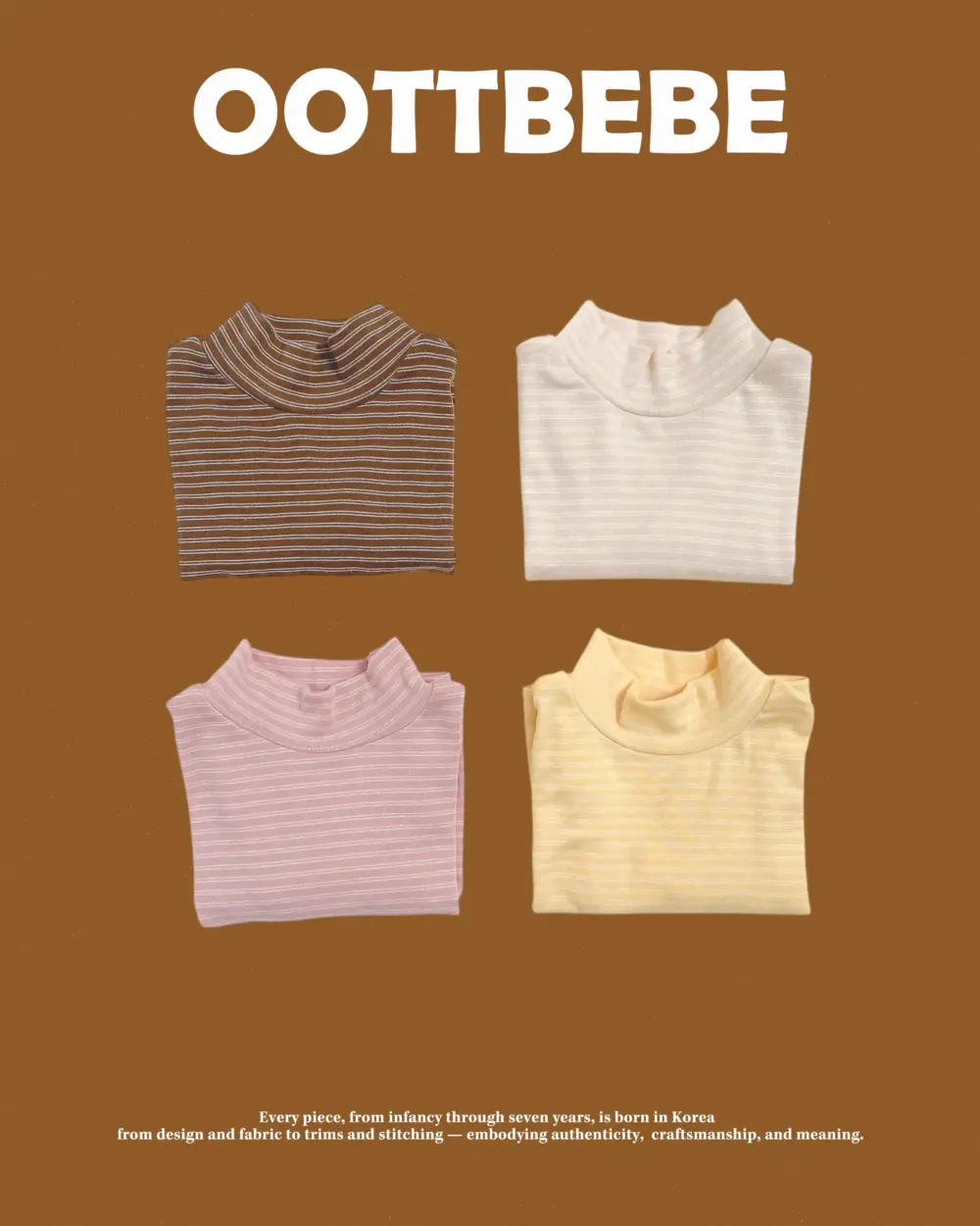 <b>OOTTBEBE上衣</b>Winter 모찌목폴라T 65-115cm