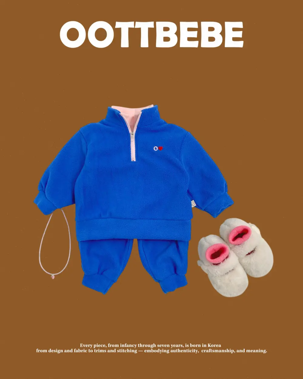 <b>OOTTBEBE套裝</b>Winter 뽀송이아노락상하복 65-115cm