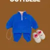<b>OOTTBEBE套裝</b>Winter 뽀송이아노락상하복 65-115cm