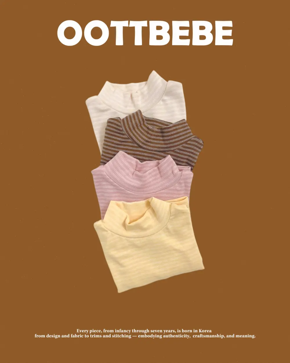 <b>OOTTBEBE上衣</b>Winter 모찌목폴라T 65-115cm