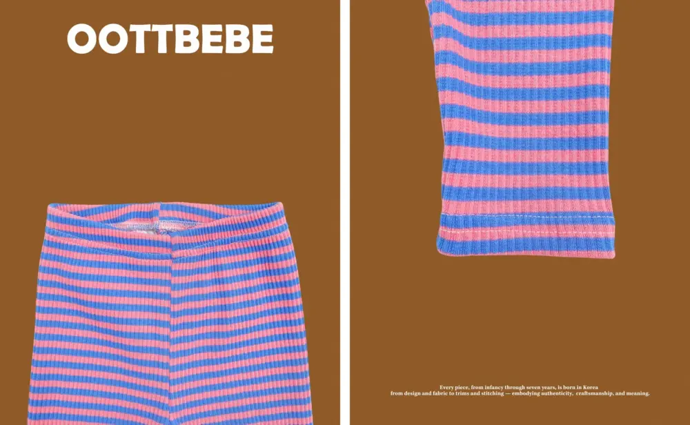<b>OOTTBEBE套裝</b>Winter 호피니트셋업 65-115cm