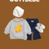 <b>OOTTBEBE上衣</b>Winter 오리맨투맨 65-115cm