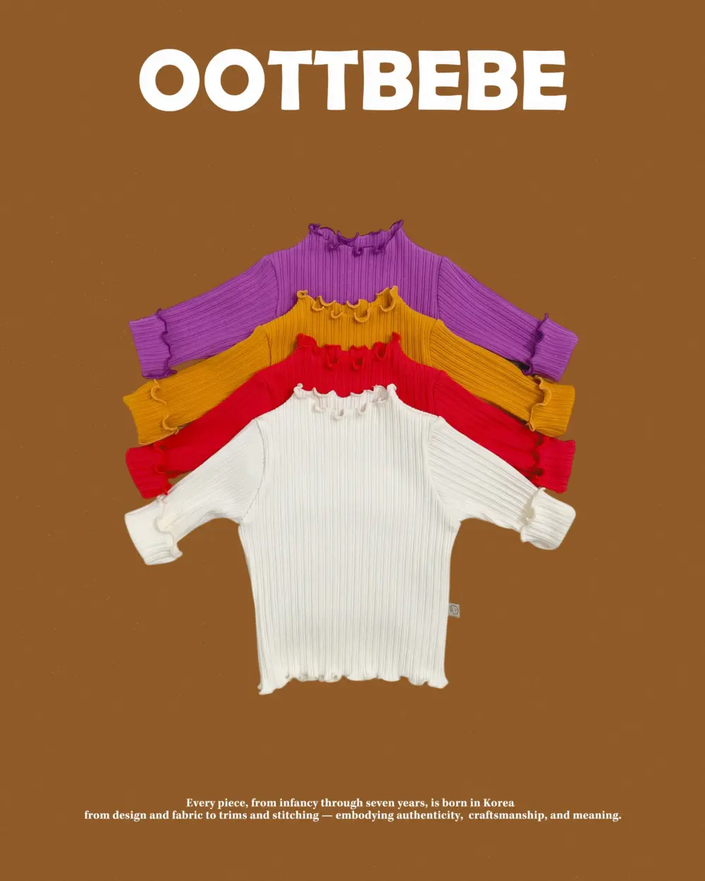 <b>OOTTBEBE上衣</b>Winter 셀린골지날라리티 65-115cm