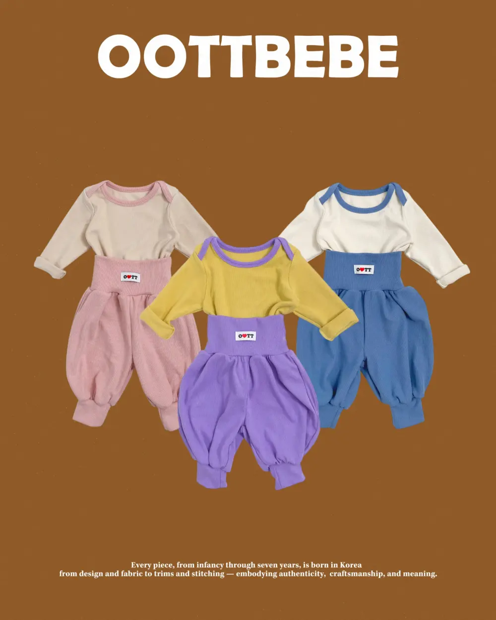 <b>OOTTBEBE套裝</b>Winter 찹쌀떡알라딘상하복 65-115cm