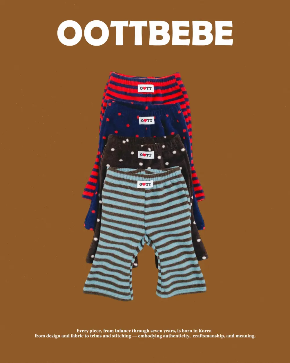 <b>OOTTBEBE褲子</b>Winter 피넛부츠컷 65-115cm