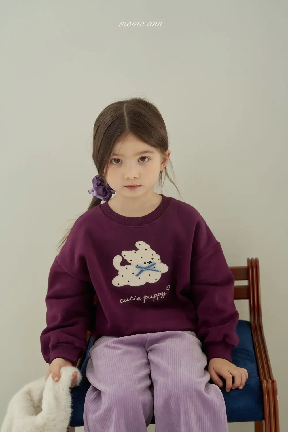 <b>momoannT恤</b>Winter 퍼피맨투맨 90-140cm