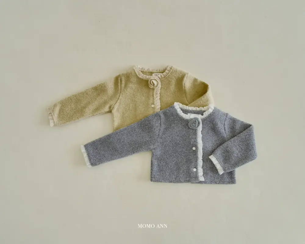 <b>momoann上衣</b>Winter 코사지가디건 90-140cm