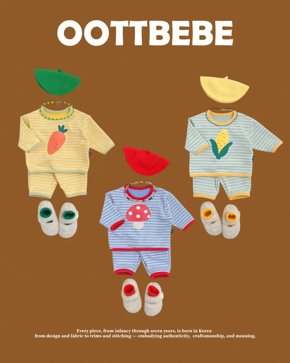 <b>OOTTBEBE套裝</b>Winter 후루츠상하복 65-115cm