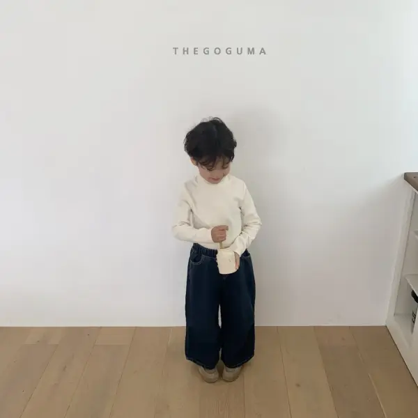 <b>THEGOGUMA 褲子</b>Winter 포인트 주름기모청PT 85-142cm