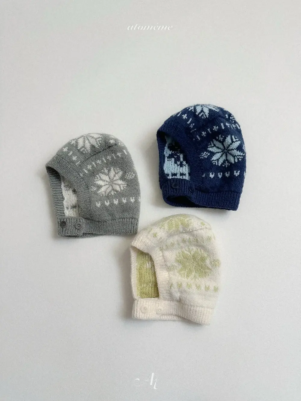 <b>Atomeme帽子</b>Winter  마롱 눈꽃 햇 FREE