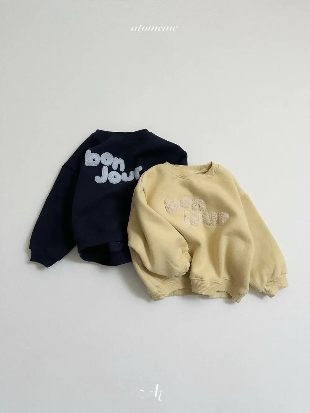 <b>Atomeme衛衣</b>Winter  봉쥬르 맨투맨 70-110cm