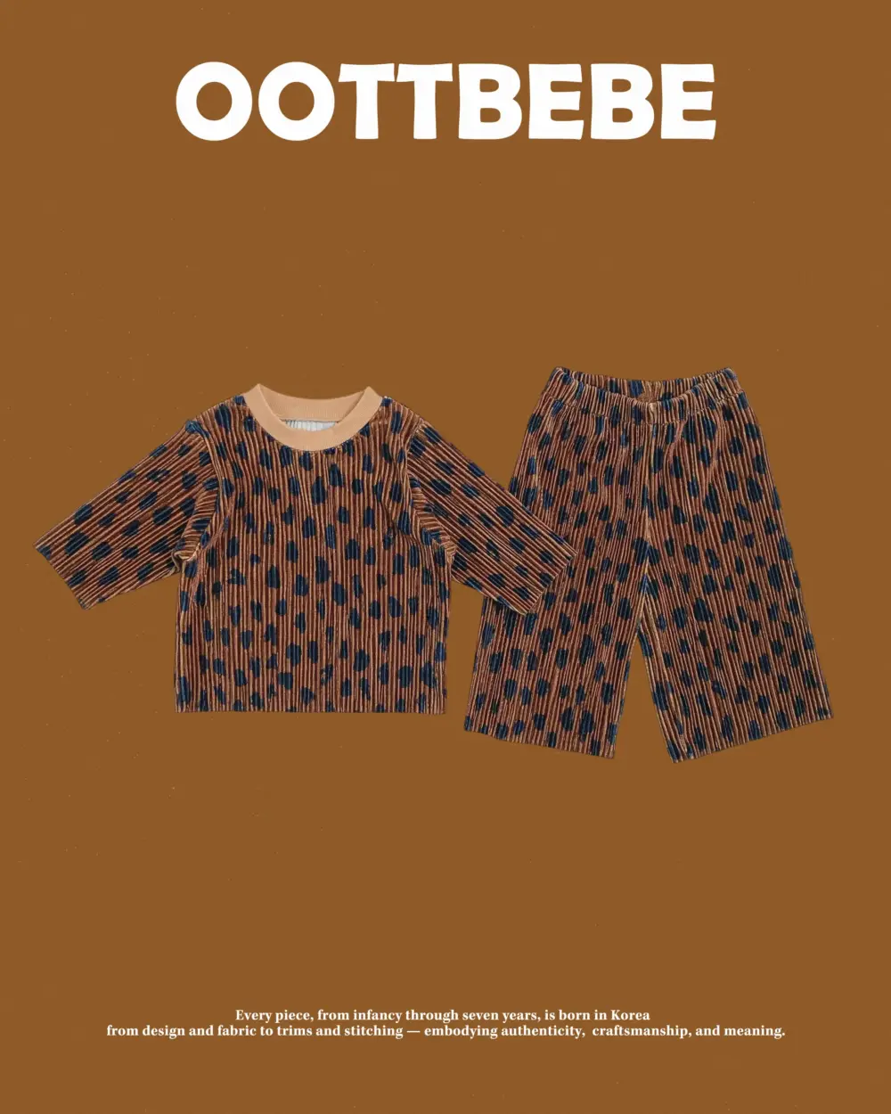 <b>OOTTBEBE套裝</b>Winter 벨벳호피상하복 65-115cm