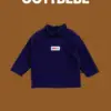 <b>OOTTBEBE上衣</b>Winter 말랑목폴라T 65-115cm