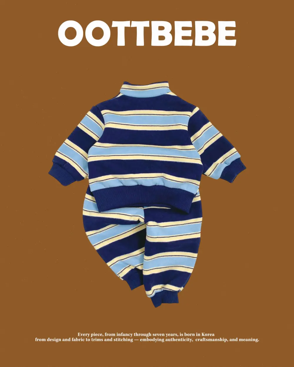 <b>OOTTBEBE套裝</b>Winter 곰돌이친구상하복 65-115cm