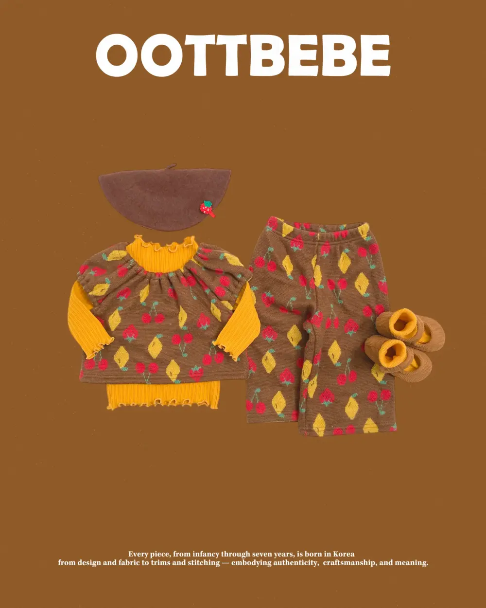 <b>OOTTBEBE上衣</b>Winter 셀린골지날라리티 65-115cm
