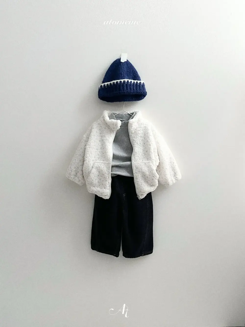 <b>Atomeme外套</b>Winter 테디 집업 70-110cm