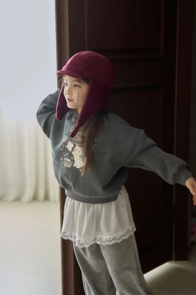 <b>momoann親子裝</b>Winter 피그캣맨투맨 90-140cm