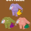 <b>OOTTBEBE套裝</b>Winter 호피니트셋업 65-115cm