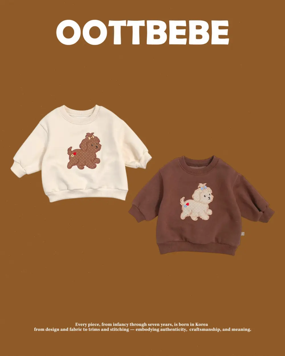 <b>OOTTBEBE上衣</b>Winter 퍼피맨투맨 65-115cm