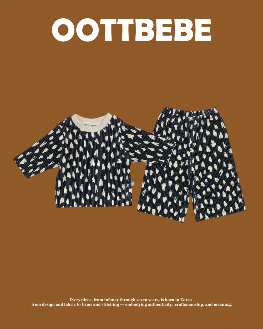 <b>OOTTBEBE套裝</b>Winter 벨벳호피상하복 65-115cm