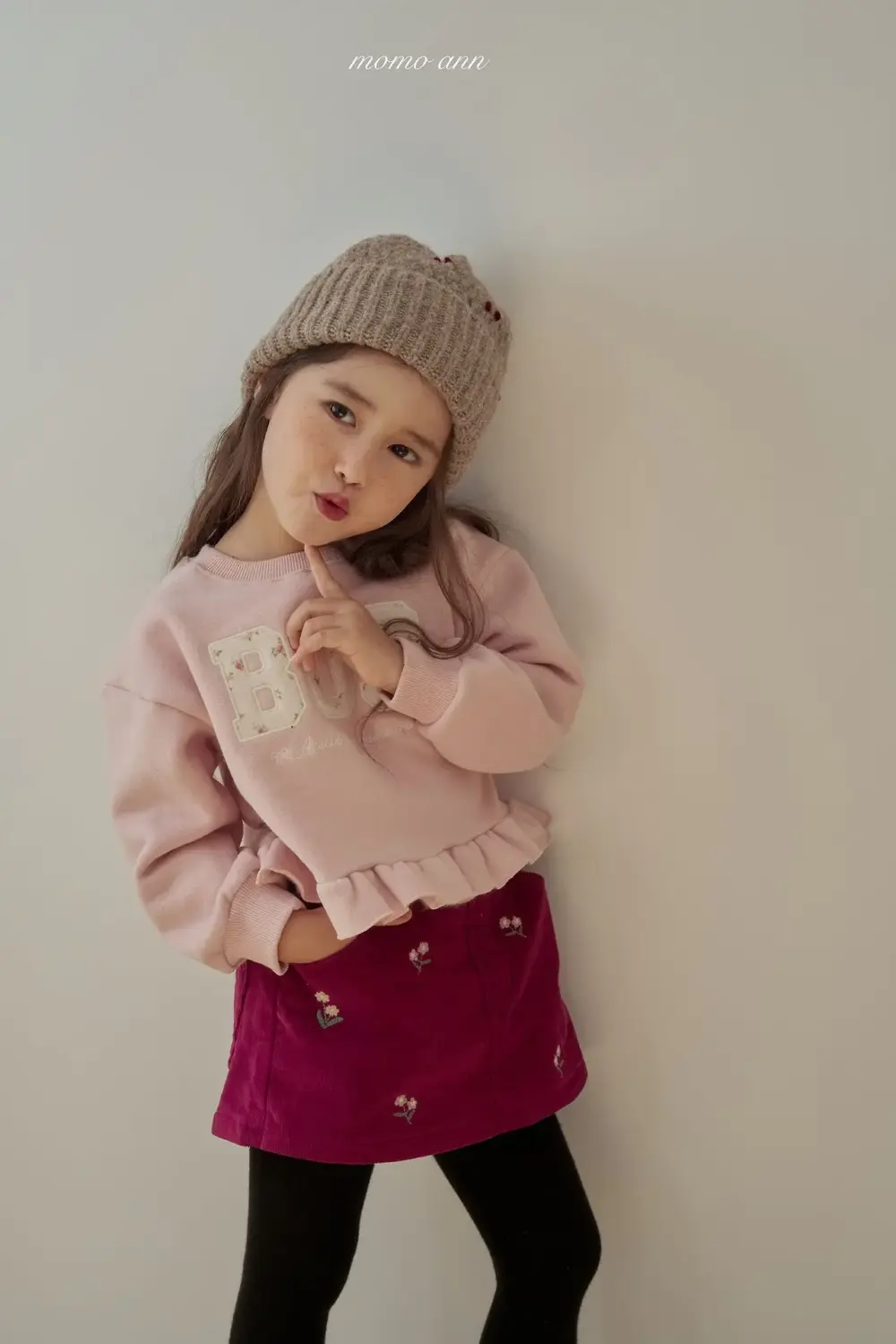 <b>momoann裙子</b>Winter 마가렛스커트 90-140cm