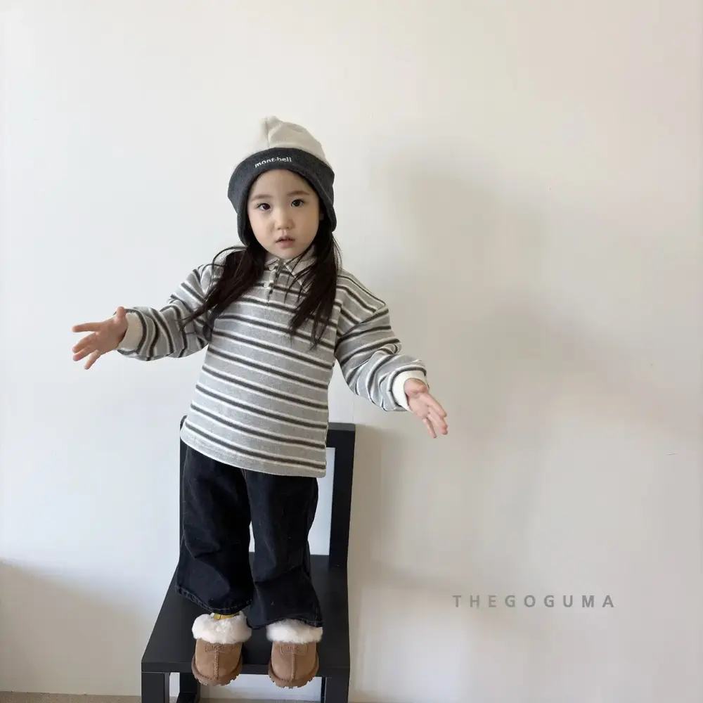 <b>THEGOGUMA 褲子</b>Winter 포인트 주름기모청PT 85-142cm