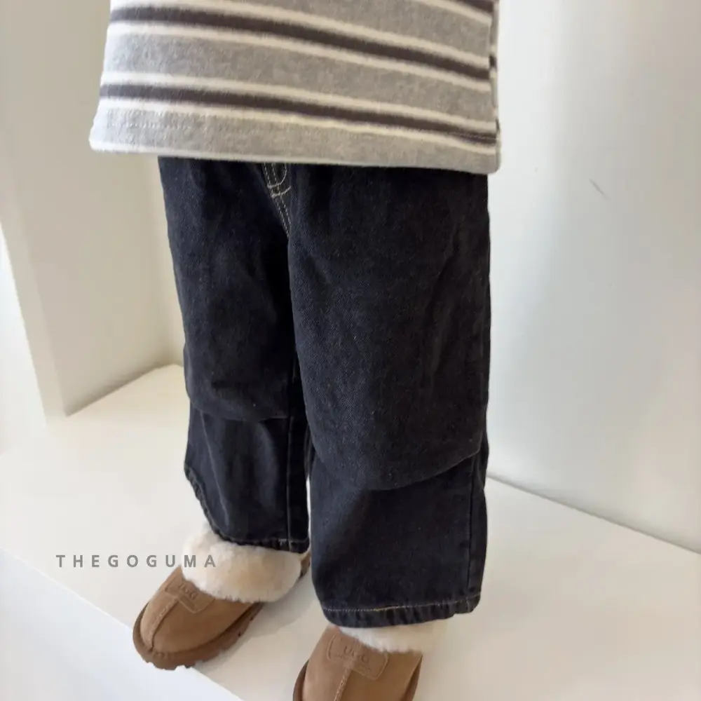 <b>THEGOGUMA 褲子</b>Winter 포인트 주름기모청PT 85-142cm