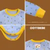 <b>｜BABY｜ OOTTBEBE套裝</b>Winter 세모네모슈트_보넷SET 50-75cm