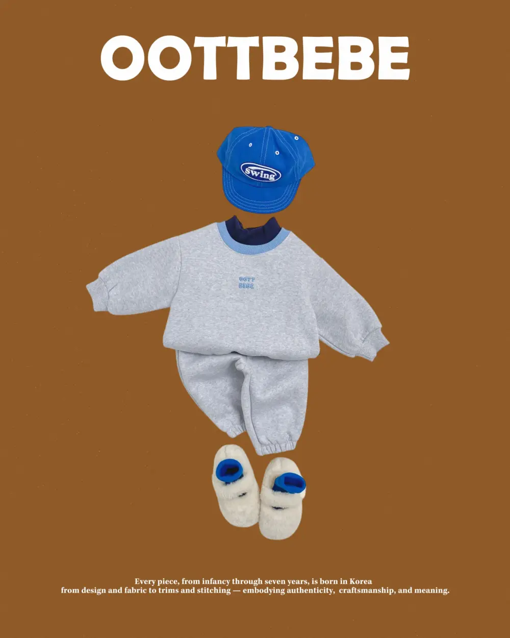 <b>OOTTBEBE套裝</b>Winter 삐에로상하복 65-115cm