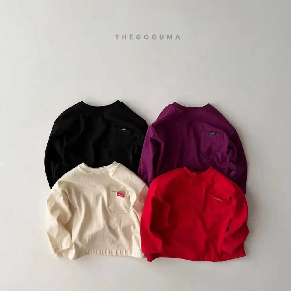 <b>THEGOGUMA T恤</b>Winter 포켓 라벨T 85-142cm