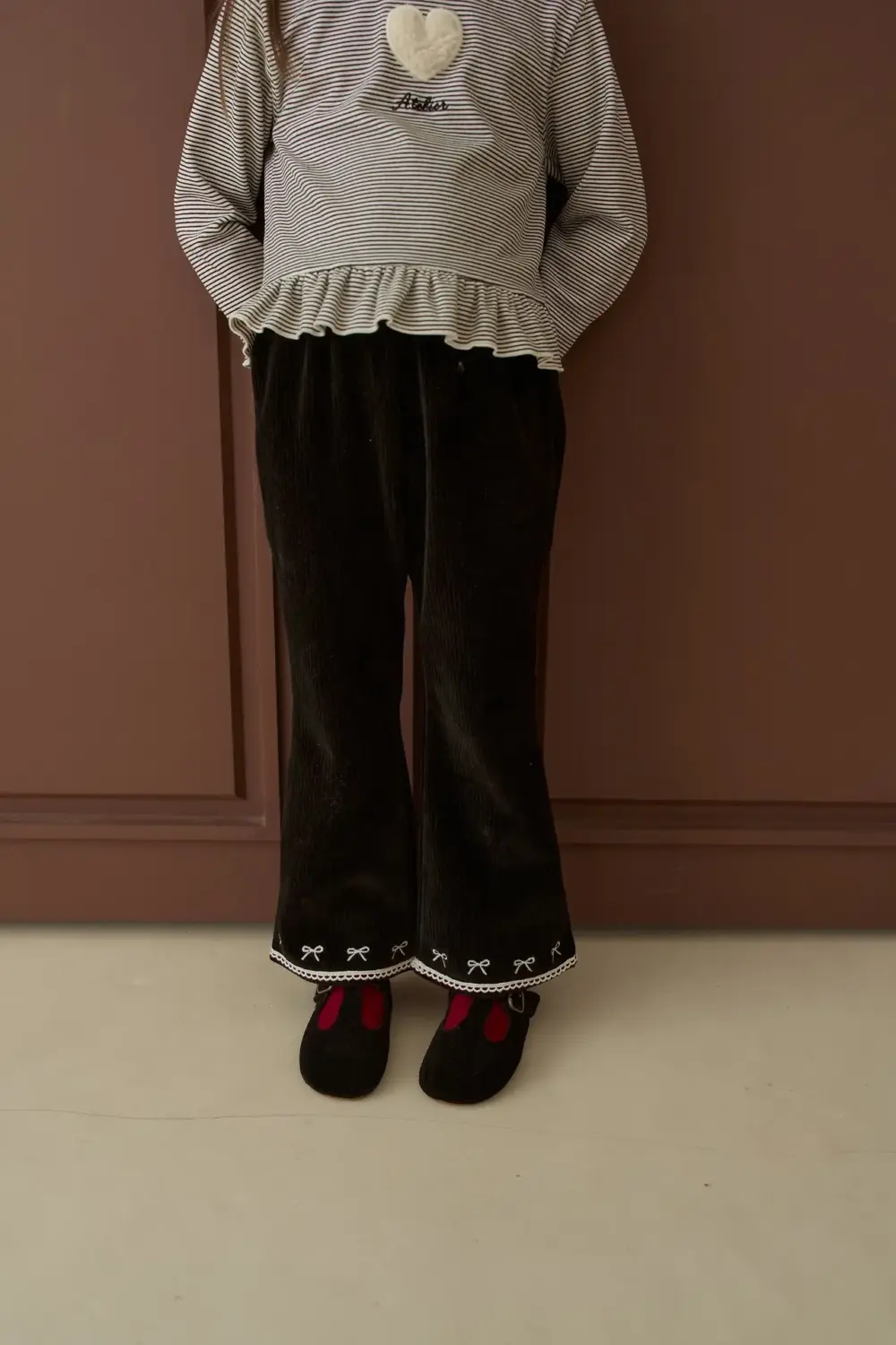 <b>momoann褲子</b>Winter 리본부츠컷 90-140cm