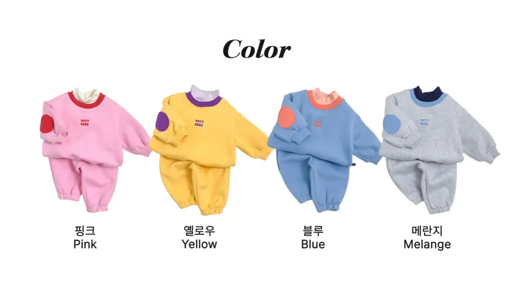 <b>OOTTBEBE套裝</b>Winter 삐에로상하복 65-115cm