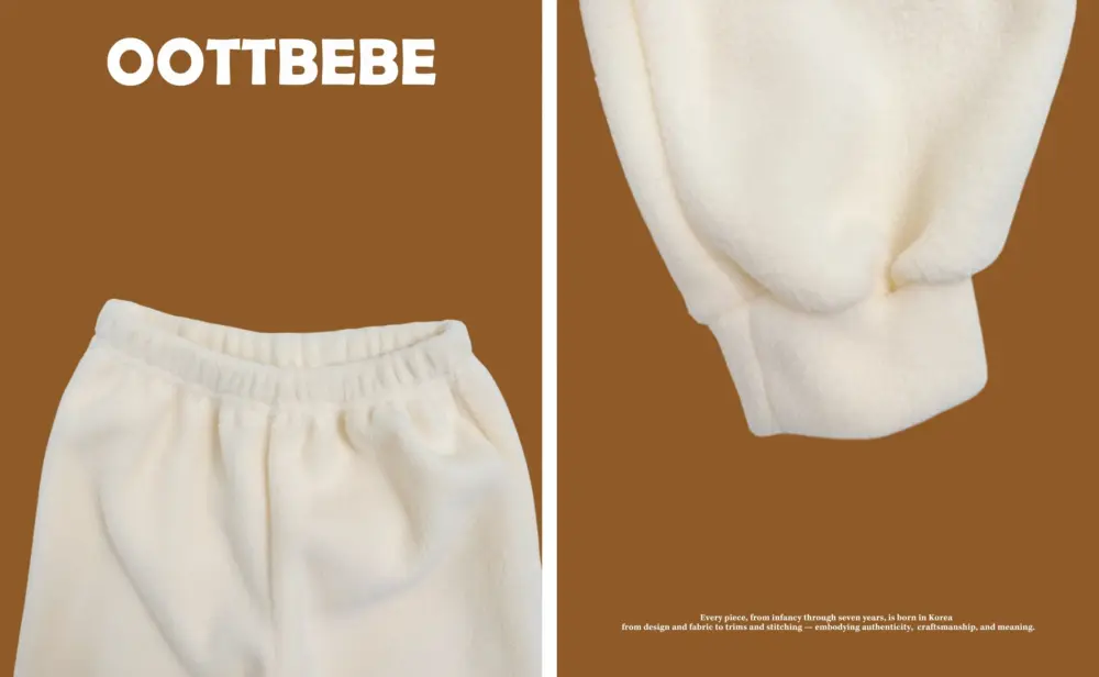 <b>OOTTBEBE套裝</b>Winter 뽀송이아노락상하복 65-115cm