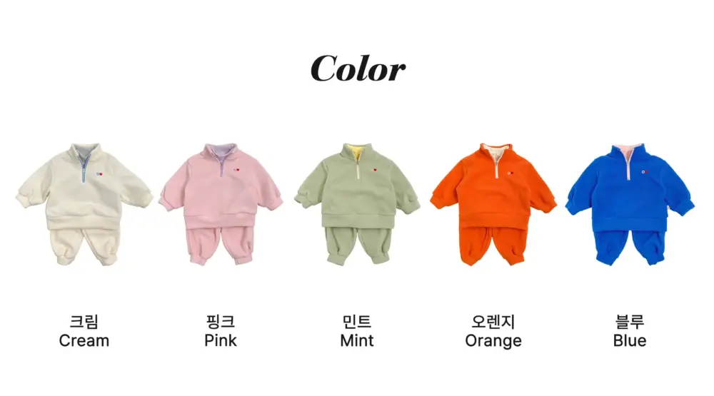 <b>OOTTBEBE套裝</b>Winter 뽀송이아노락상하복 65-115cm