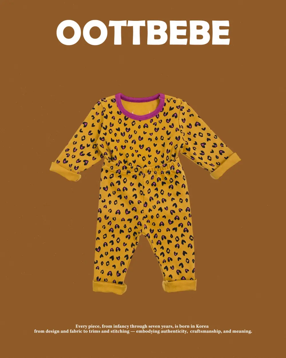 <b>OOTTBEBE套裝</b>Winter 하트호피실내복 65-115cm