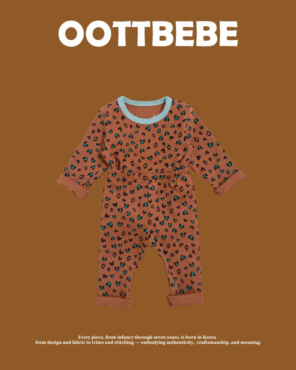 <b>OOTTBEBE套裝</b>Winter 하트호피실내복 65-115cm