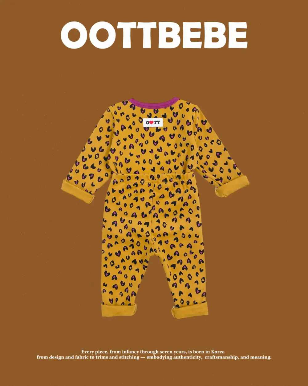 <b>OOTTBEBE套裝</b>Winter 하트호피실내복 65-115cm