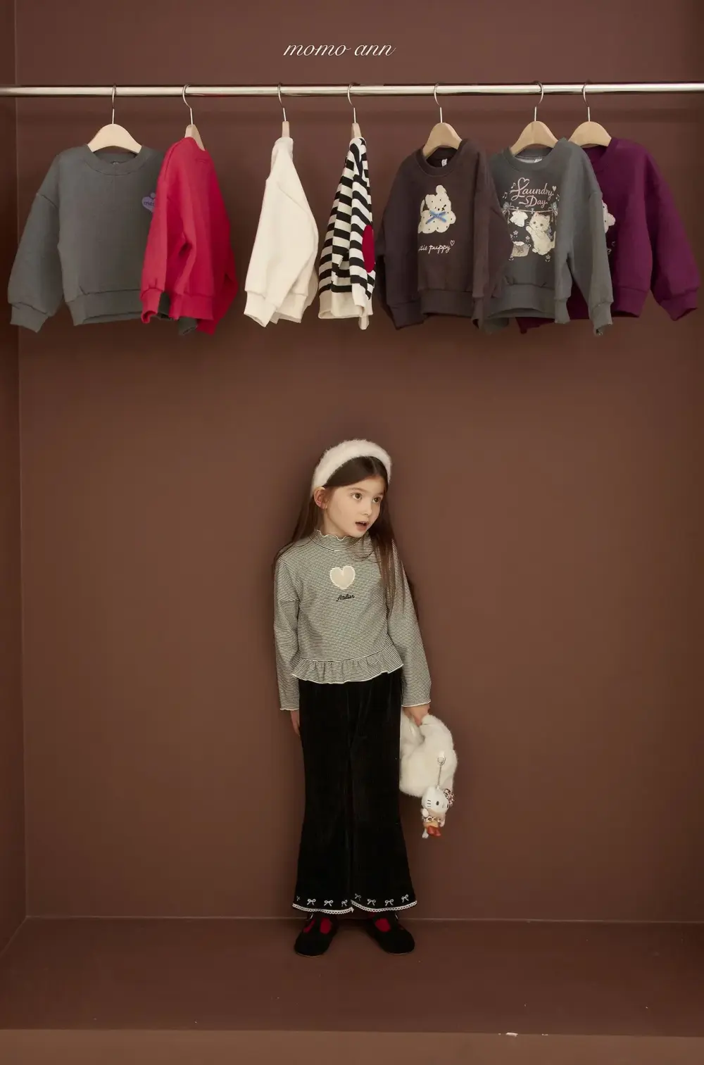 <b>momoann褲子</b>Winter 리본부츠컷 90-140cm