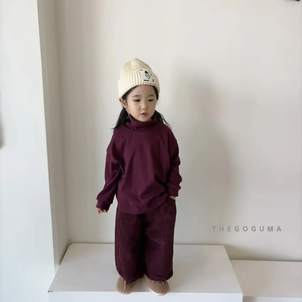 <b>THEGOGUMA 上衣</b>Winter 무지스판 폴라T 85-142cm