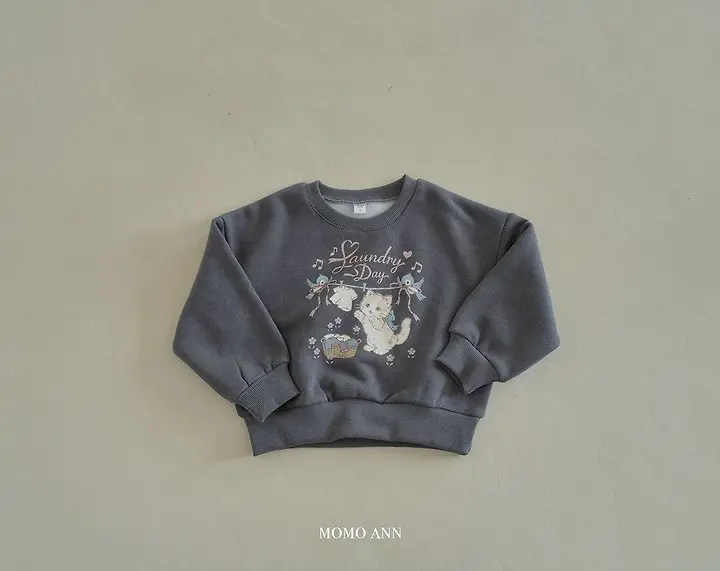 <b>momoann親子裝</b>Winter 피그캣맨투맨 90-140cm
