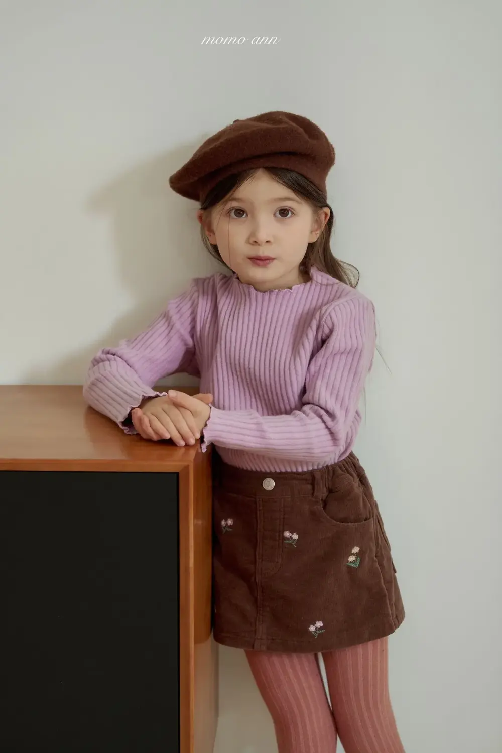 <b>momoannT恤</b>Winter 포근골지티 90-140cm